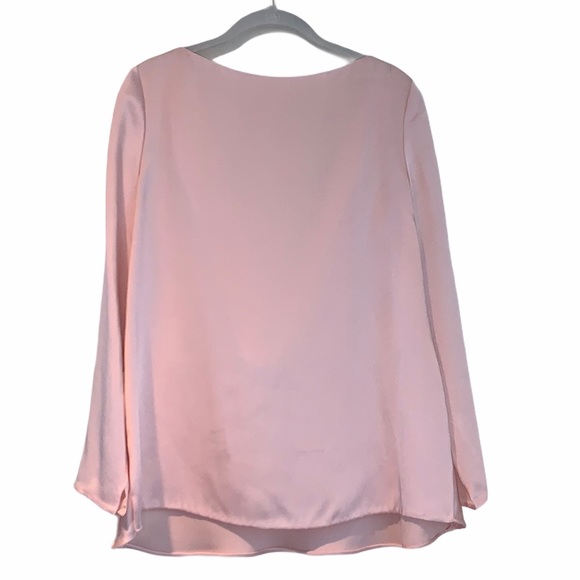 Jason Wu Blush crepe back satin long sleeve SZ M - Picture 6 of 11